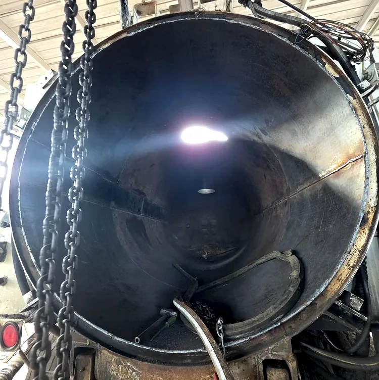 Maquinado y reparación interior de tanque industrial